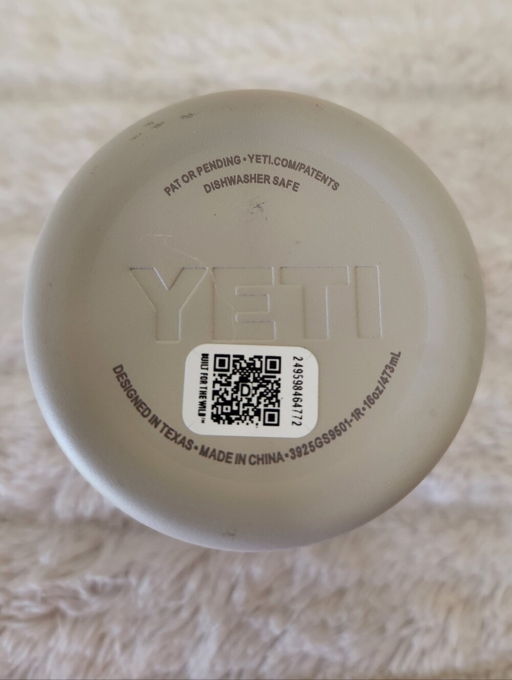 YETI Rambler 16 oz Cape Taupe Stackable Pint - Picture 5 of 7